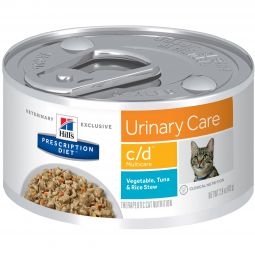 Hill's Prescription c/d Veggie/Tuna/Rice Cat Food 2.9oz 24pk