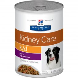 Hill's Prescription Diet k/d Beef/Veggie (Dog) 12.5 oz 12 pk