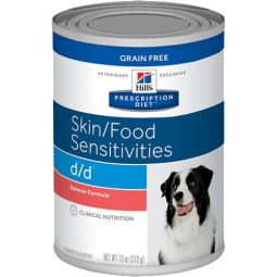 Hill's Prescription Diet d/d  Salmon (Dog) 13-oz, case of 12