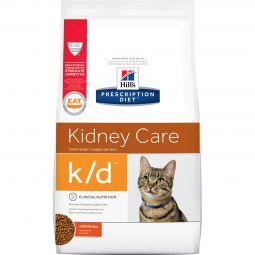 Hill's Prescription Diet k/d Chicken Dry Cat Food 4 lbs