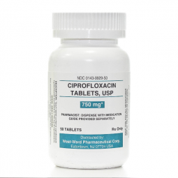 Ciprofloxacin 750 mg PER TABLET