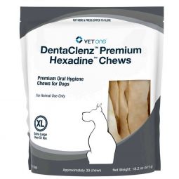 DentaClenz Premium Hexadine Chews XL Dogs (50-100 lbs)