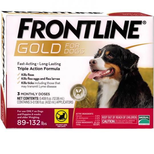 Frontline Gold For XLarge Dogs (89-132 lbs) 6 Month