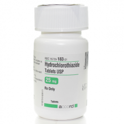 Hydrochlorothiazide 25mg PER TABLET