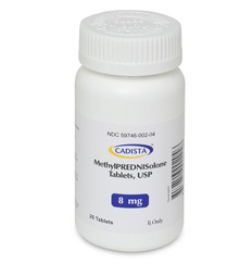 Methylprednisolone 8mg PER TABLET