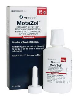 MotaZol Otic Suspension 15g