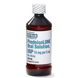 Prednisolone Sodium Phosphate Oral Solution 15mg/5mL 237mL