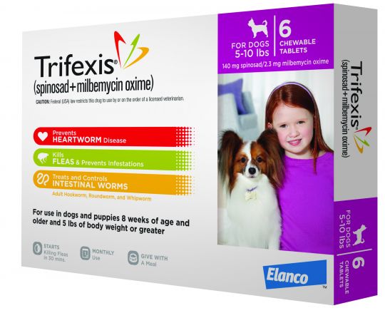 Trifexis For Dogs 5-10 lbs 1 Month
