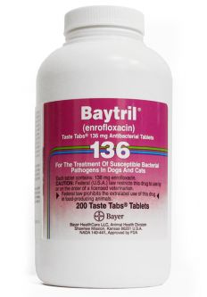 Baytril 136 mg PER CHEWABLE