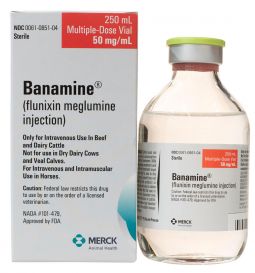 Banamine Inj 50mg/mL 250mL Bottle