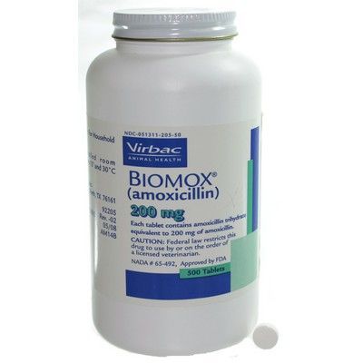 BIOMOX (amoxicillin) Tablets 200 mg per tablet