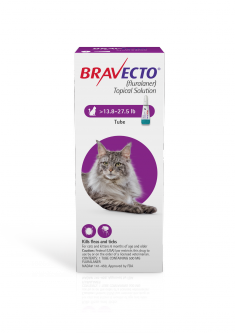 Bravecto Topical Solution for Cats 13.8 - 27.5 lbs (1 Dose)