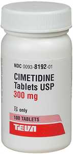 Cimetidine 300mg PER TABLET