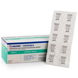 Clavamox Chewable 375mg PER CHEWABLE