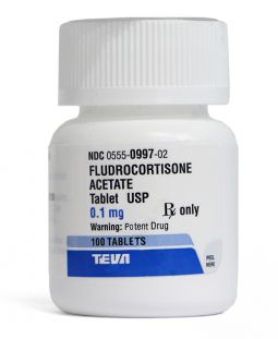 Fludrocortisone 0.1 mg 100 Tablets