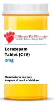 Lorazepam 2mg PER TABLET