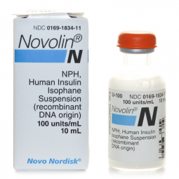 Novolin N Insulin 100 units/mL, 10mL Vial