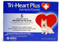 Tri-Heart Plus For Dogs Up To 25lbs 12 Month