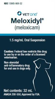 Meloxidyl 32mL 1.5mg/mL (VetOne Brand)